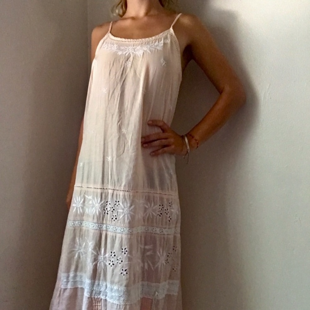 Baby Pink Maxi Dress